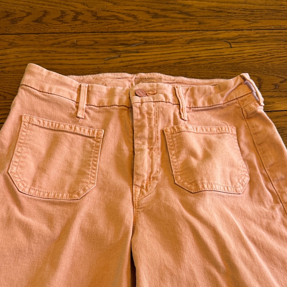 MOTHER Peach Flare Jeans - Picture 3 of 7